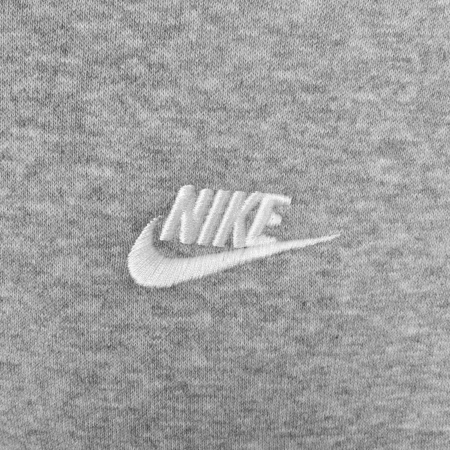 Image number 4 for Nike Club Hooded Tracksuit Grey