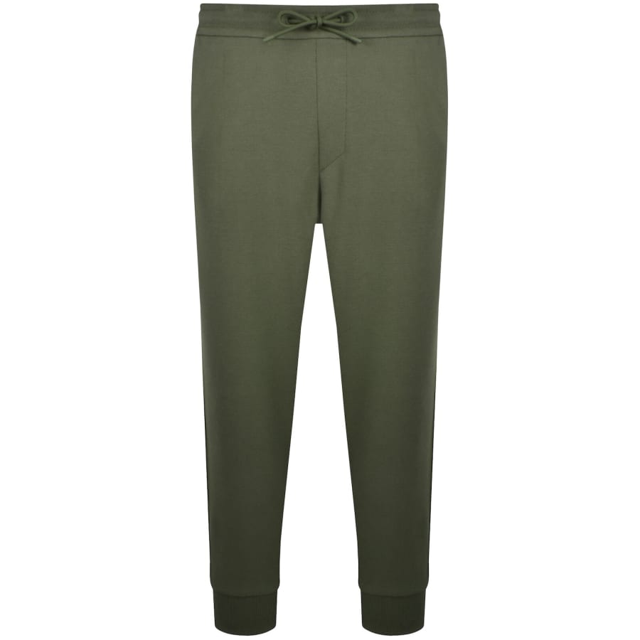 Image number 3 for BOSS Contrast Piping Tracksuit Set Green