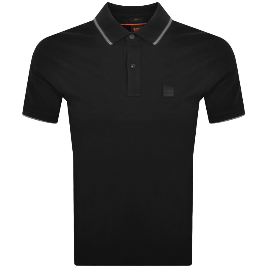 Image number 1 for BOSS Passertip Polo T Shirt Black