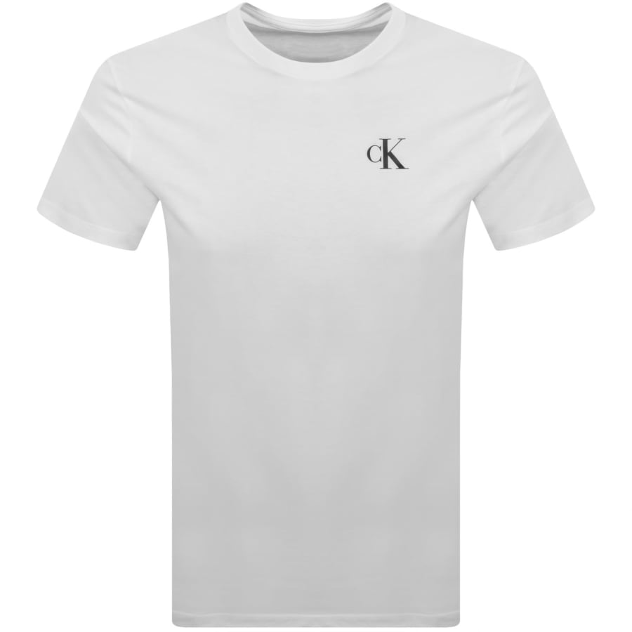 Image number 2 for Calvin Klein Jeans Monologo T Shirt White
