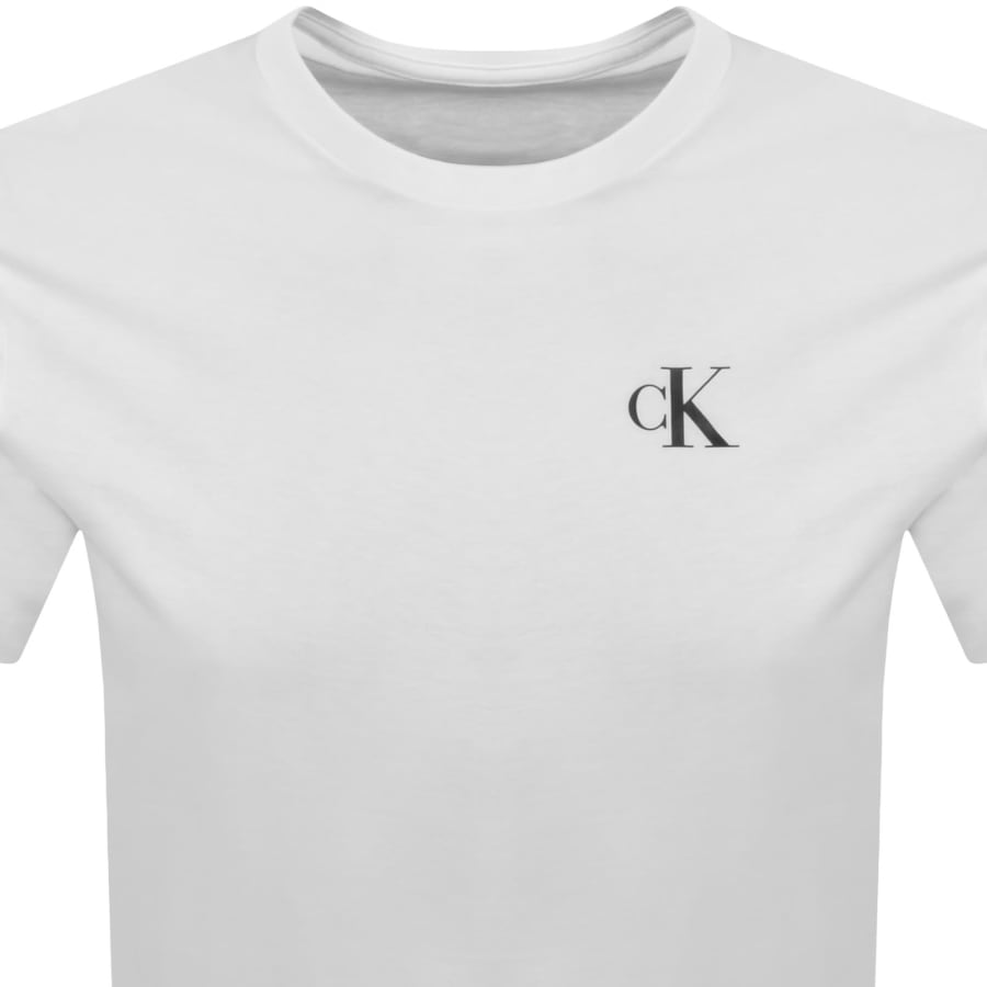 Image number 3 for Calvin Klein Jeans Monologo T Shirt White