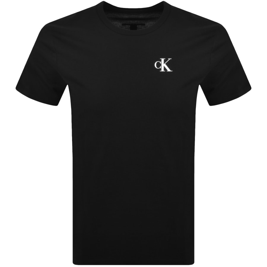 Image number 2 for Calvin Klein Jeans Monologo T Shirt Black