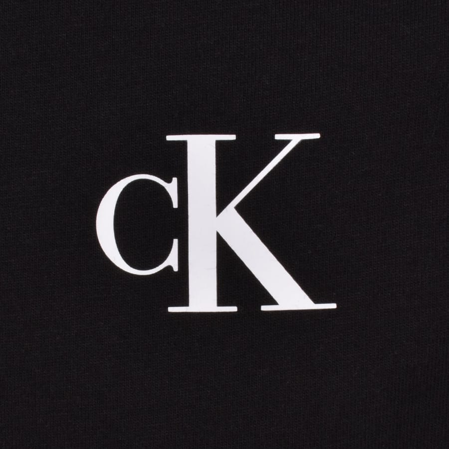Image number 4 for Calvin Klein Jeans Monologo T Shirt Black