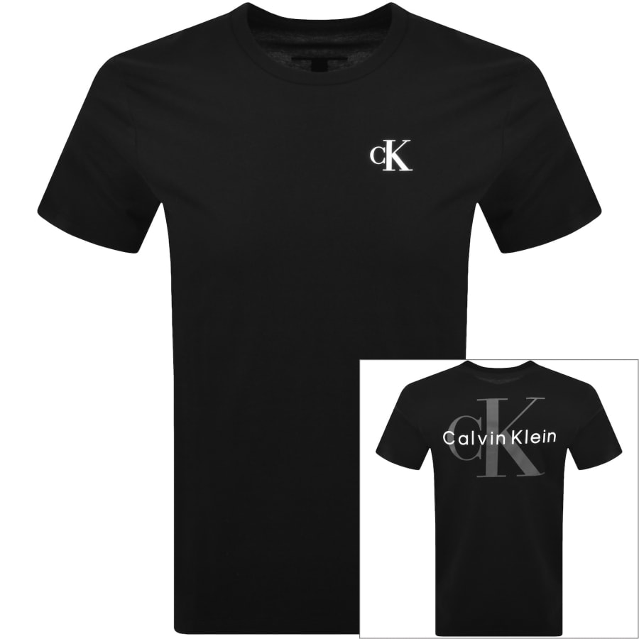 Image number 1 for Calvin Klein Jeans Monologo T Shirt Black