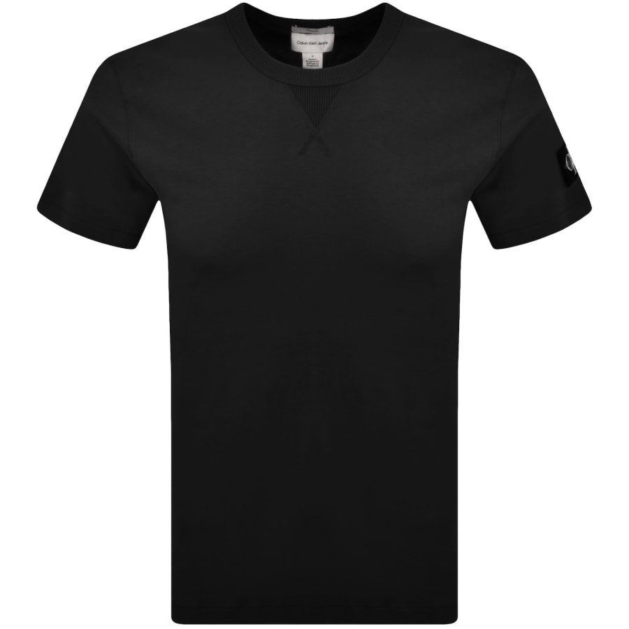 Image number 2 for Calvin Klein Jeans Badge T Shirt Black