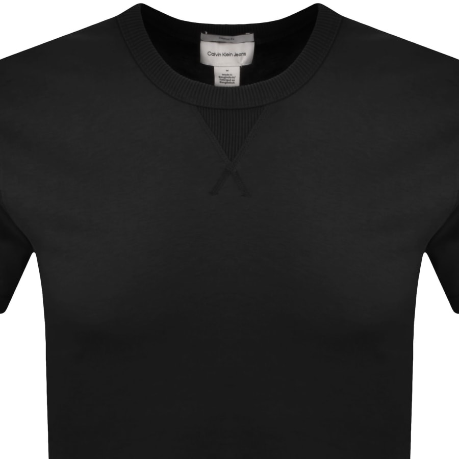 Image number 3 for Calvin Klein Jeans Badge T Shirt Black