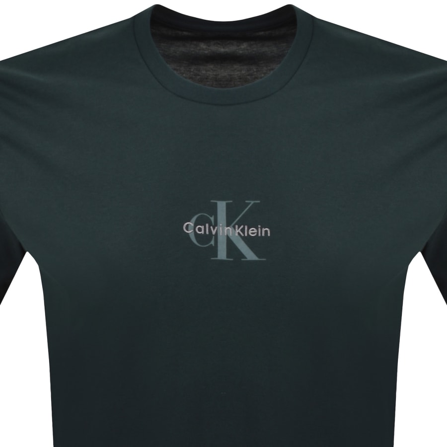 Image number 2 for Calvin Klein Jeans Monologo T Shirt Nearly Navy