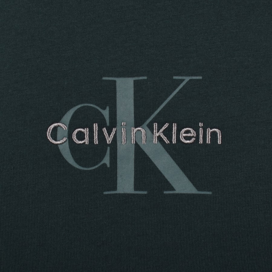 Image number 3 for Calvin Klein Jeans Monologo T Shirt Nearly Navy