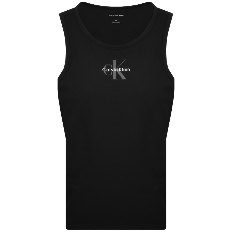 Image number 1 for Calvin Klein Jeans Monologo Vest Black