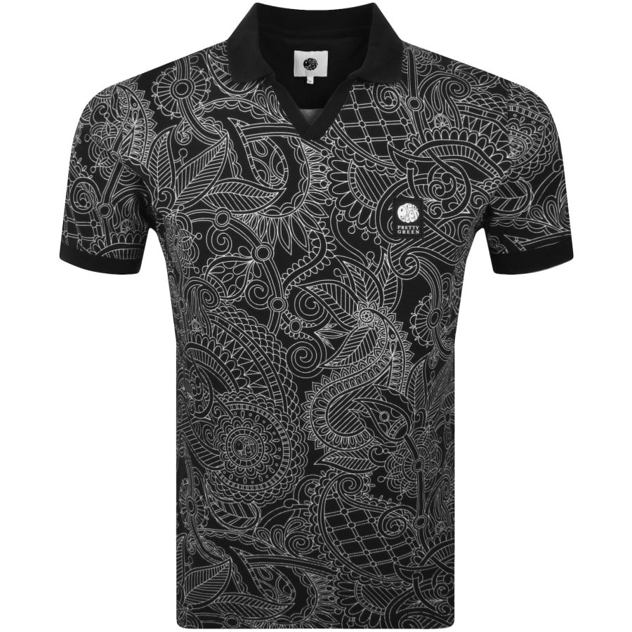 Image number 1 for Pretty Green Polo T Shirt Black