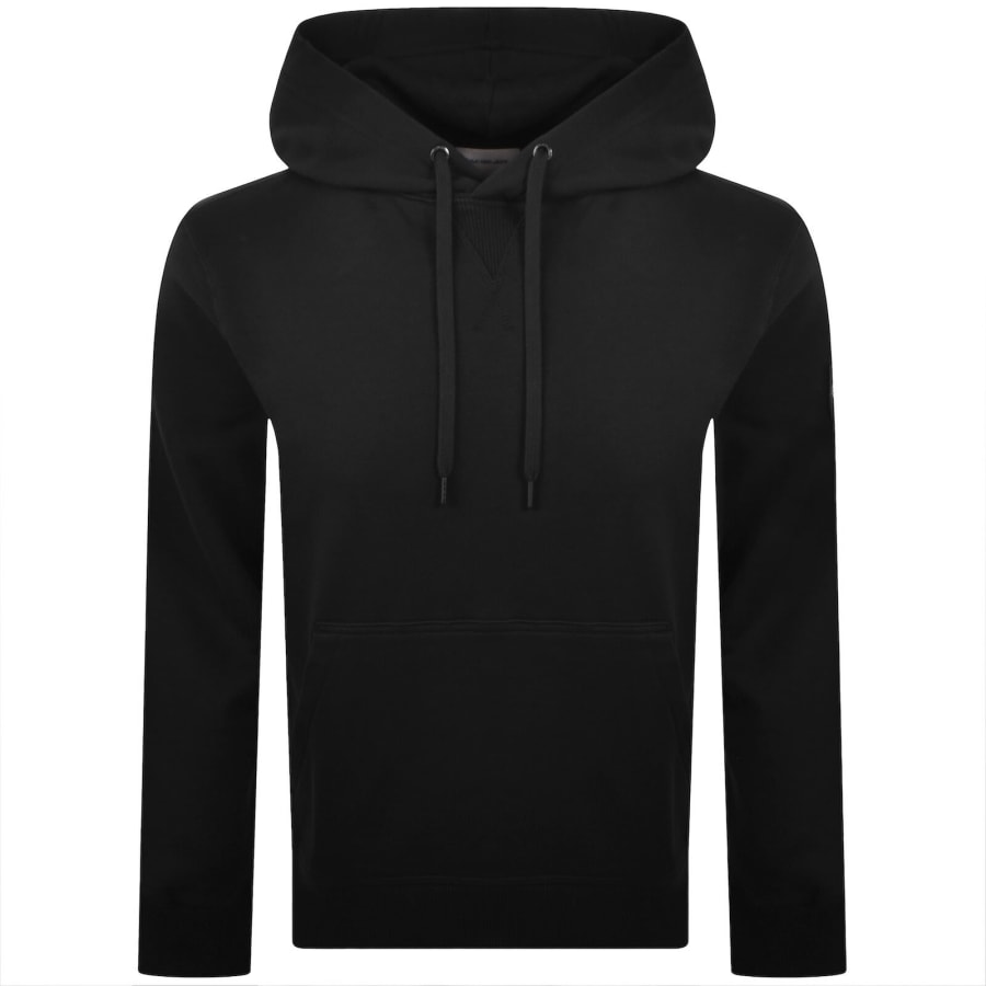 Image number 2 for Calvin Klein Jeans Badge Hoodie Black
