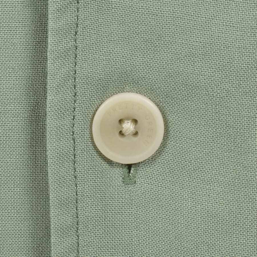 Image number 4 for Pretty Green Islington Cuban Shirt Green