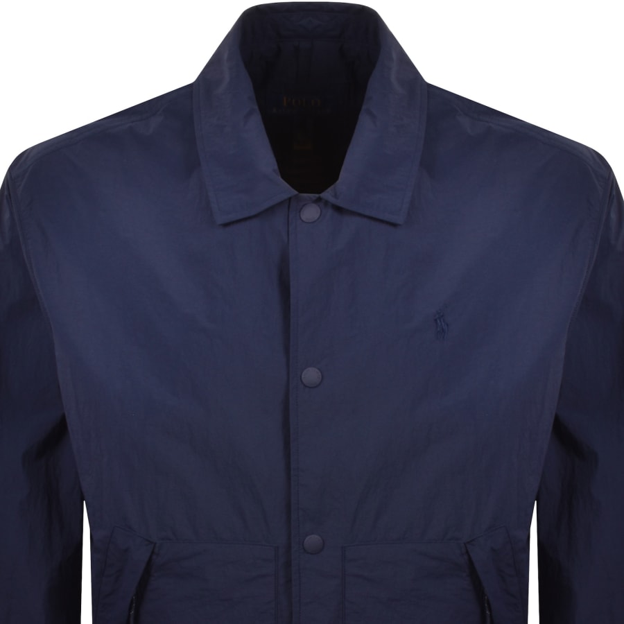 Image number 2 for Ralph Lauren Windbreaker Jacket Navy