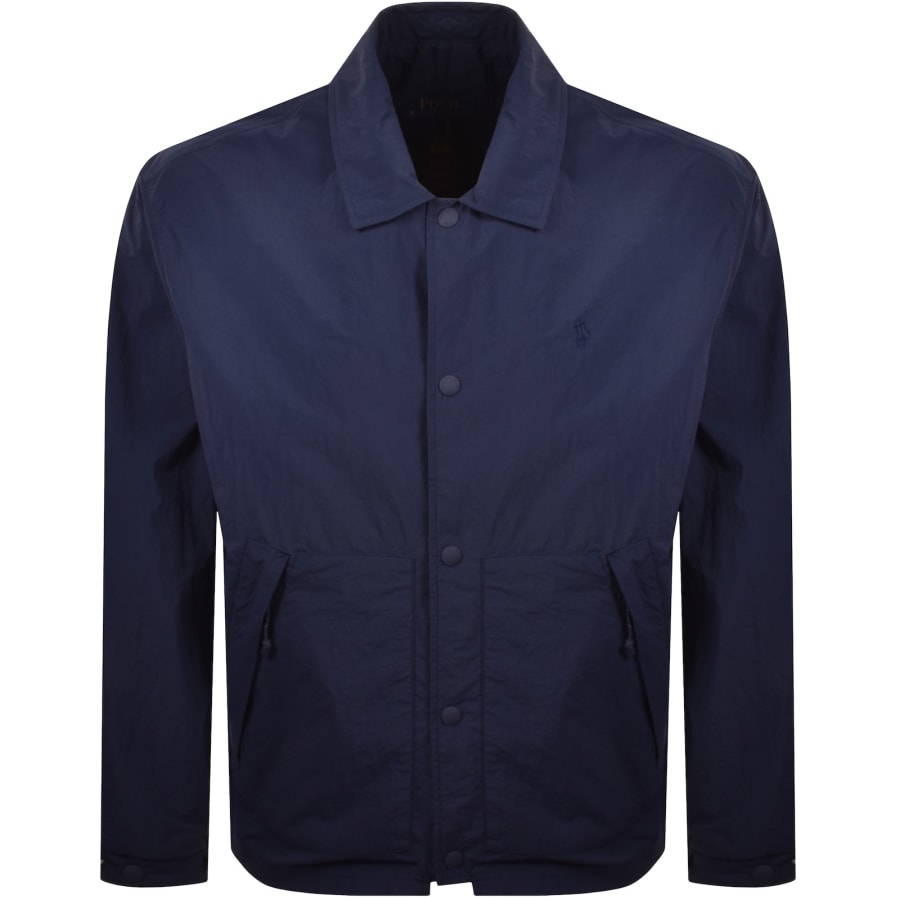 Image number 1 for Ralph Lauren Windbreaker Jacket Navy