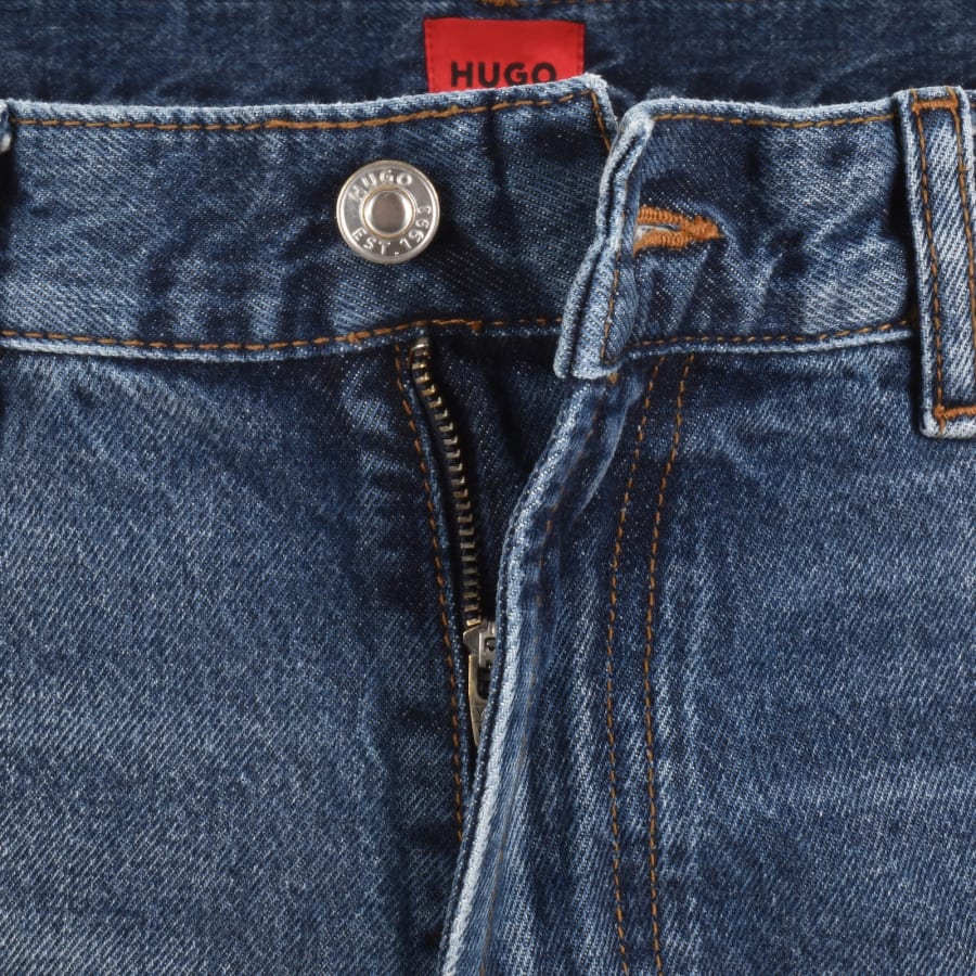 Image number 5 for HUGO 838  Denim Shorts Blue