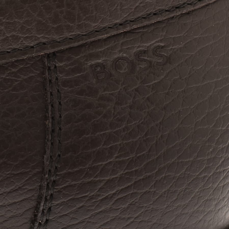 Image number 4 for BOSS Tevan Leather Moccasins Brown