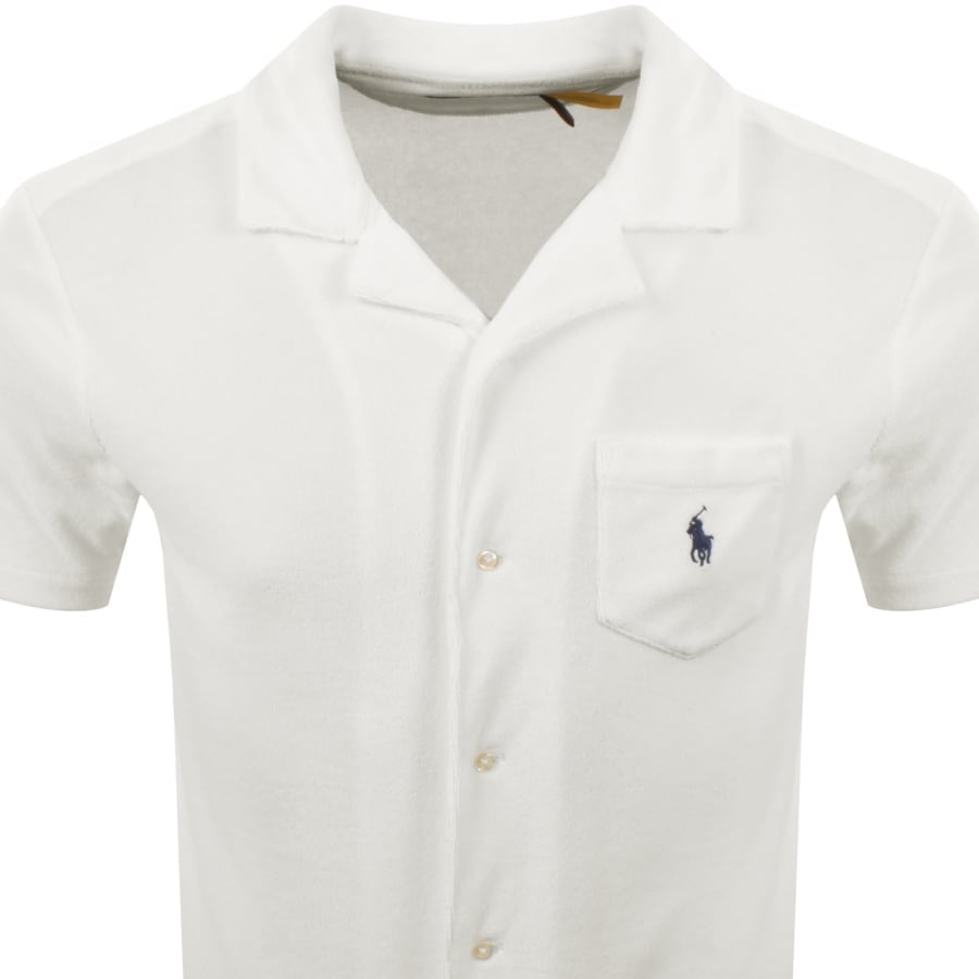 Image number 2 for Ralph Lauren Towelling Shirt White