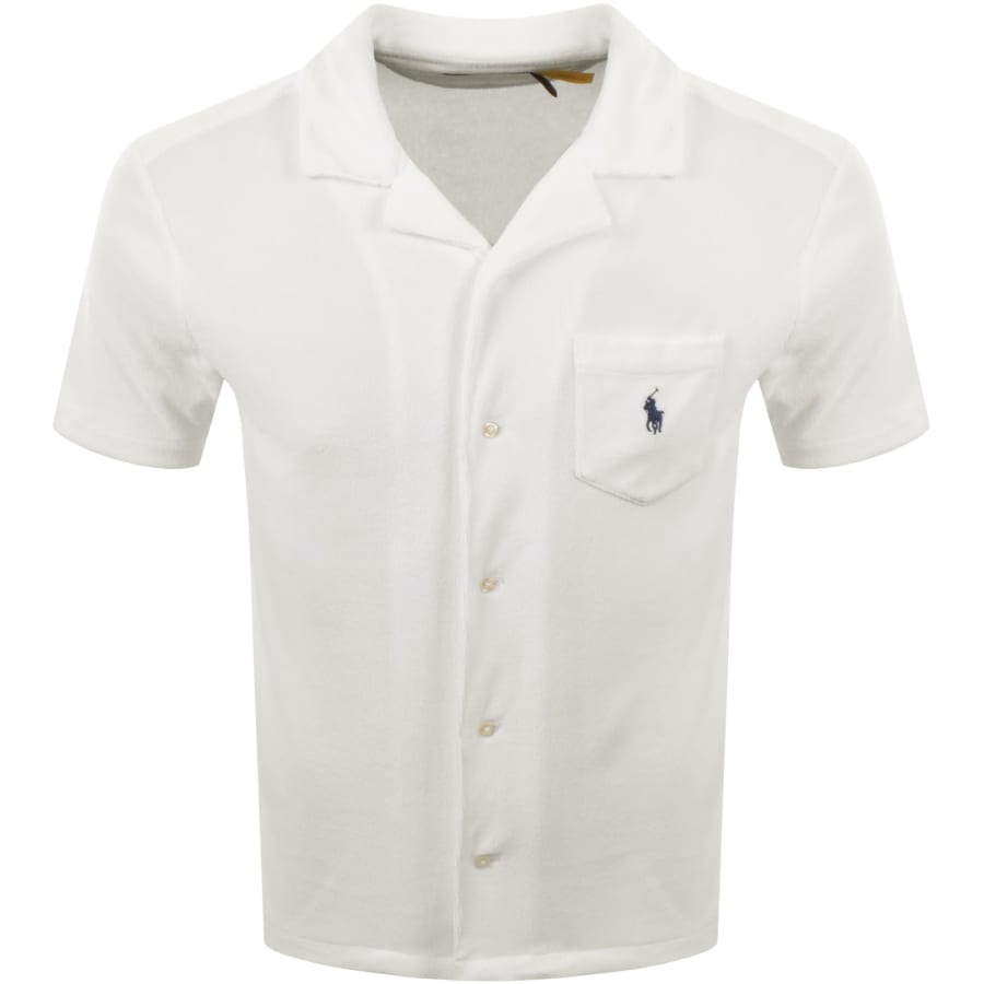 Image number 1 for Ralph Lauren Towelling Shirt White