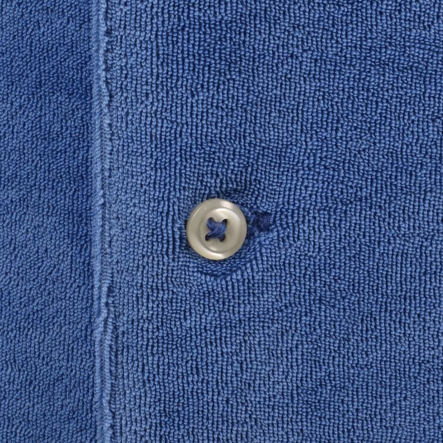 Image number 4 for Ralph Lauren Towelling Shirt Blue