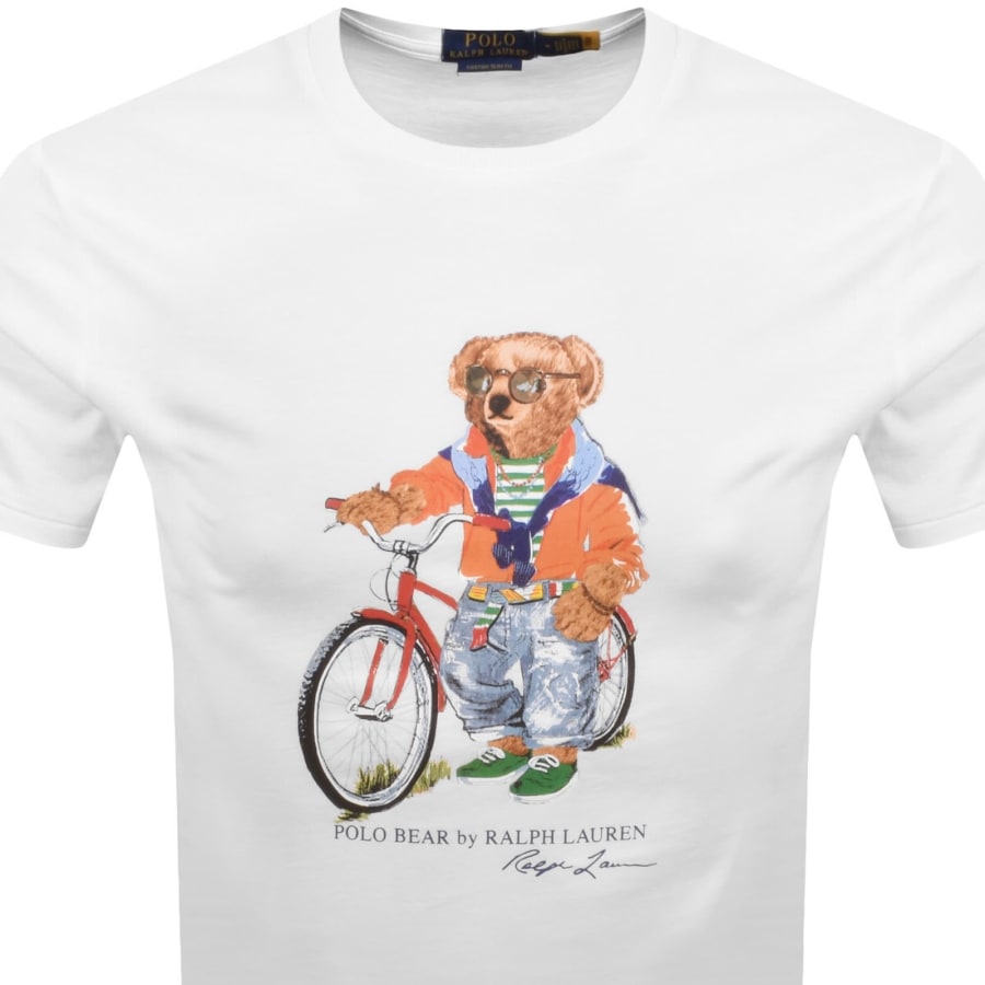 Image number 2 for Ralph Lauren Bear T Shirt White