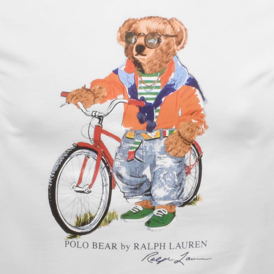Image number 3 for Ralph Lauren Bear T Shirt White