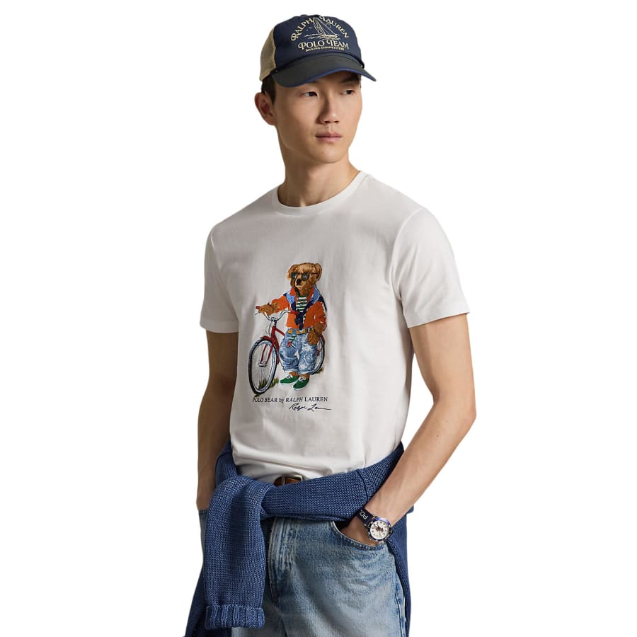 Image number 4 for Ralph Lauren Bear T Shirt White