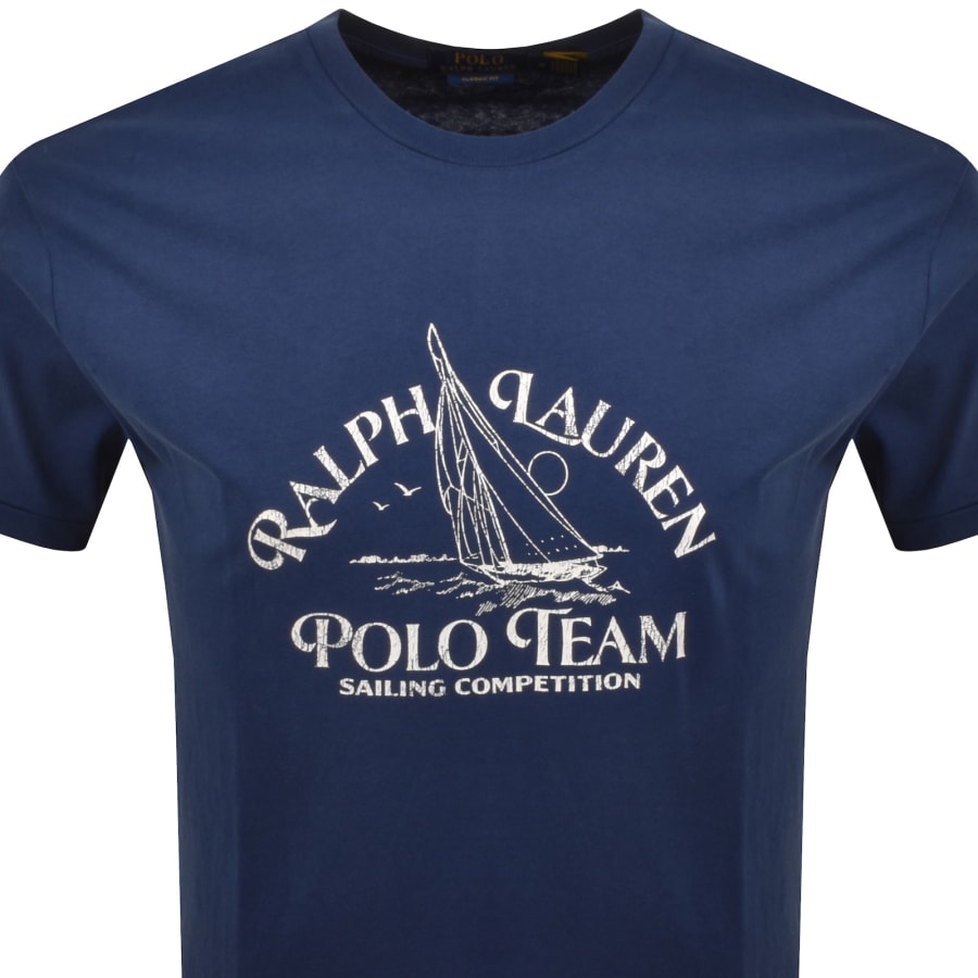 Image number 2 for Ralph Lauren Sailing T Shirt Blue