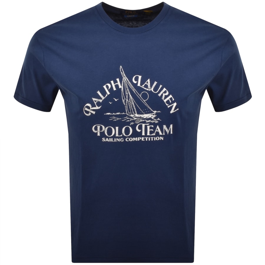 Image number 1 for Ralph Lauren Sailing T Shirt Blue