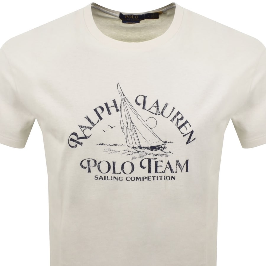 Image number 2 for Ralph Lauren Sailing T Shirt Off White