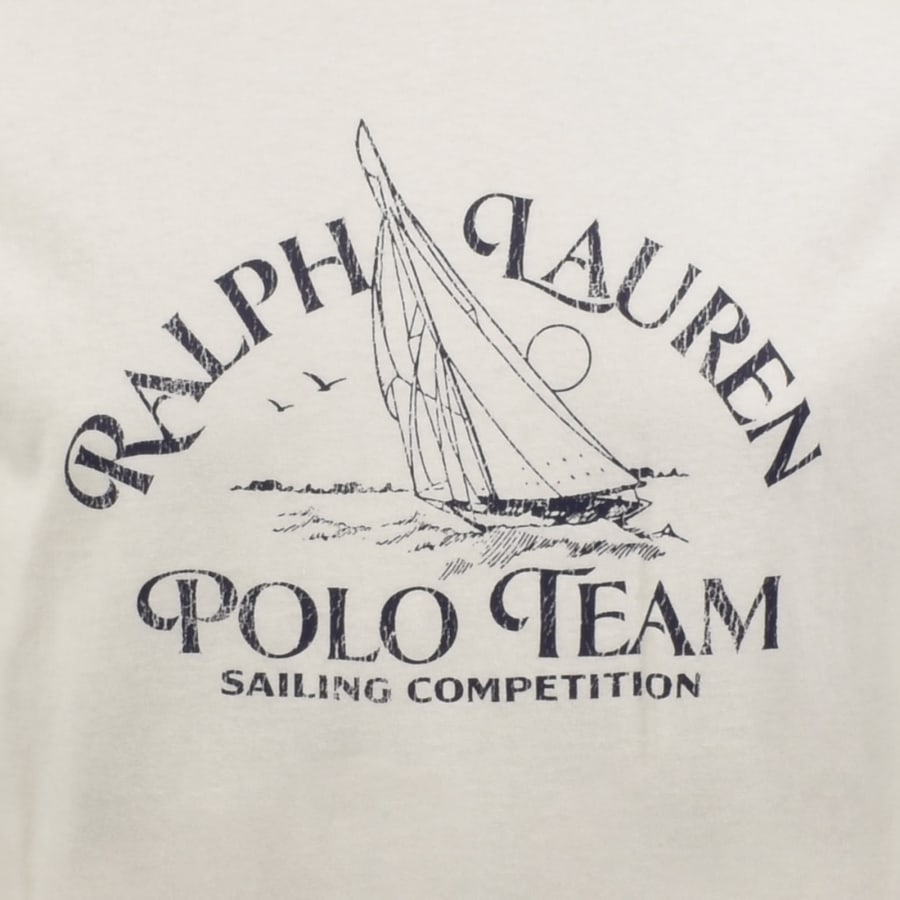 Image number 3 for Ralph Lauren Sailing T Shirt Off White