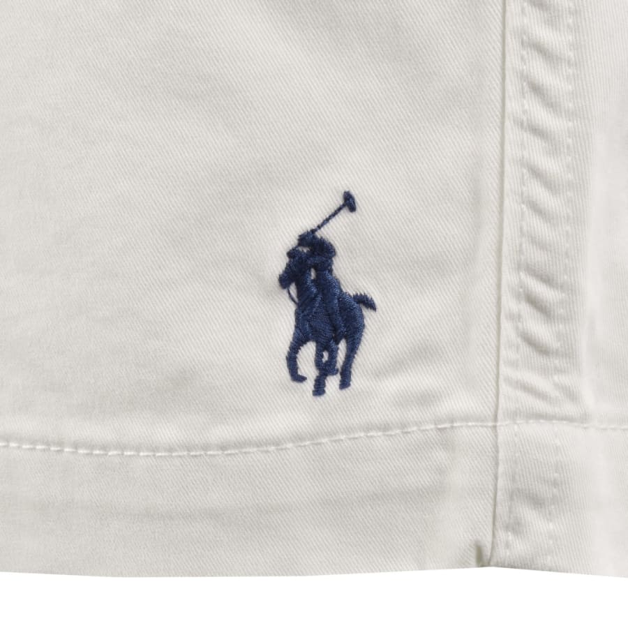 Image number 4 for Ralph Lauren Classic Fit Prepster Shorts White
