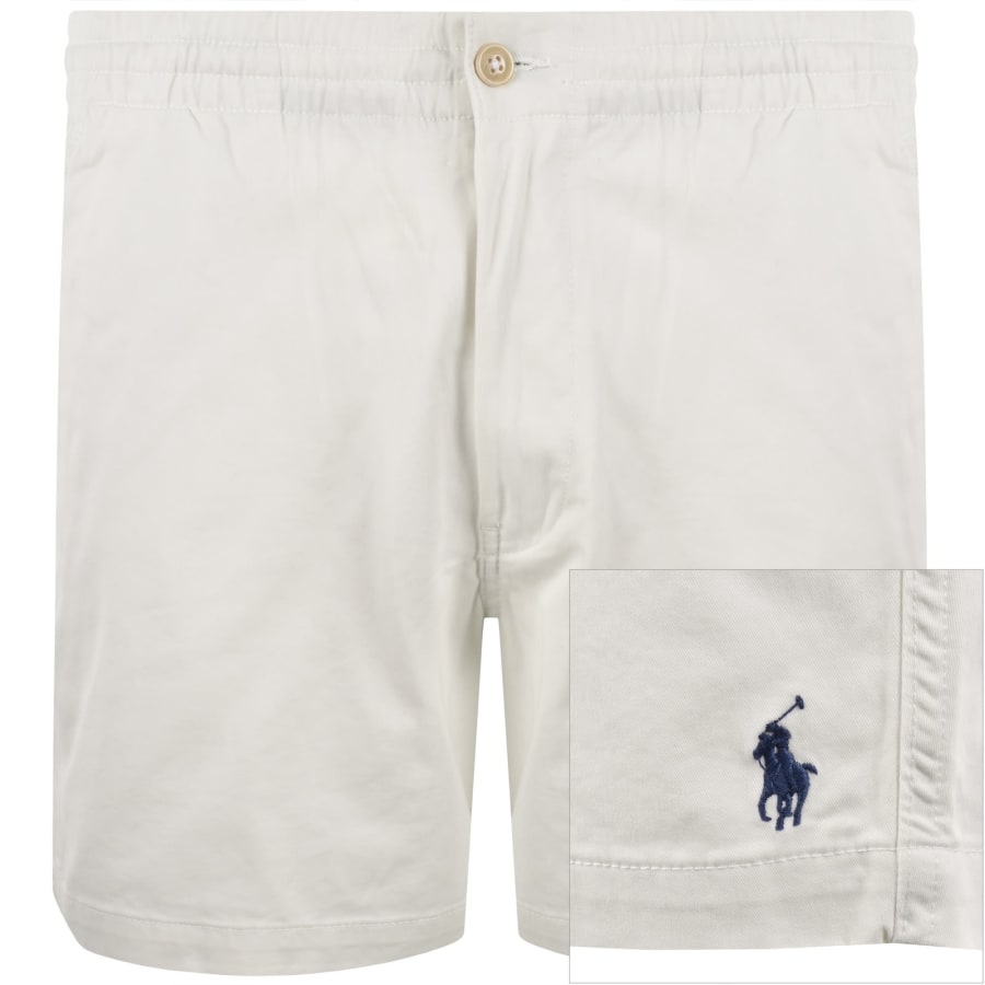 Image number 1 for Ralph Lauren Classic Fit Prepster Shorts White