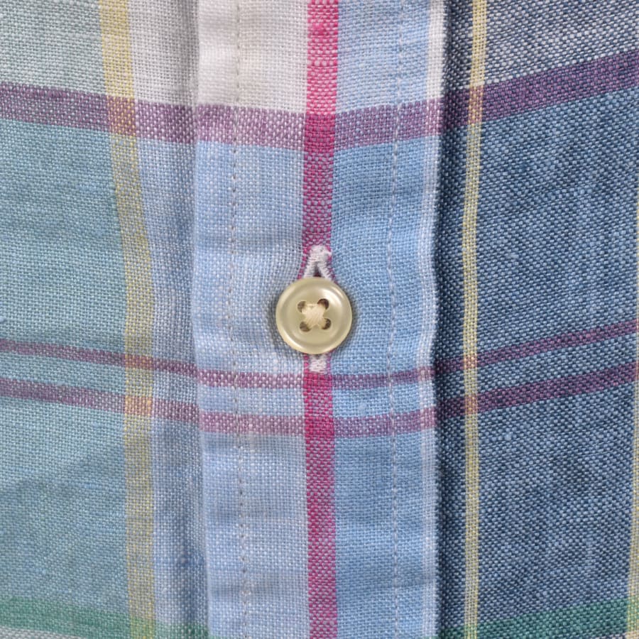 Image number 4 for Ralph Lauren Linen Long Sleeve Shirt Blue