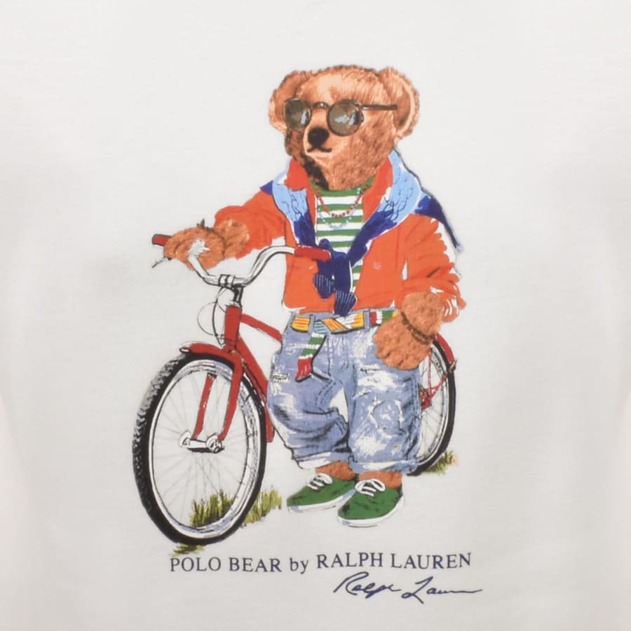 Image number 3 for Ralph Lauren Bear Sweatshirt White