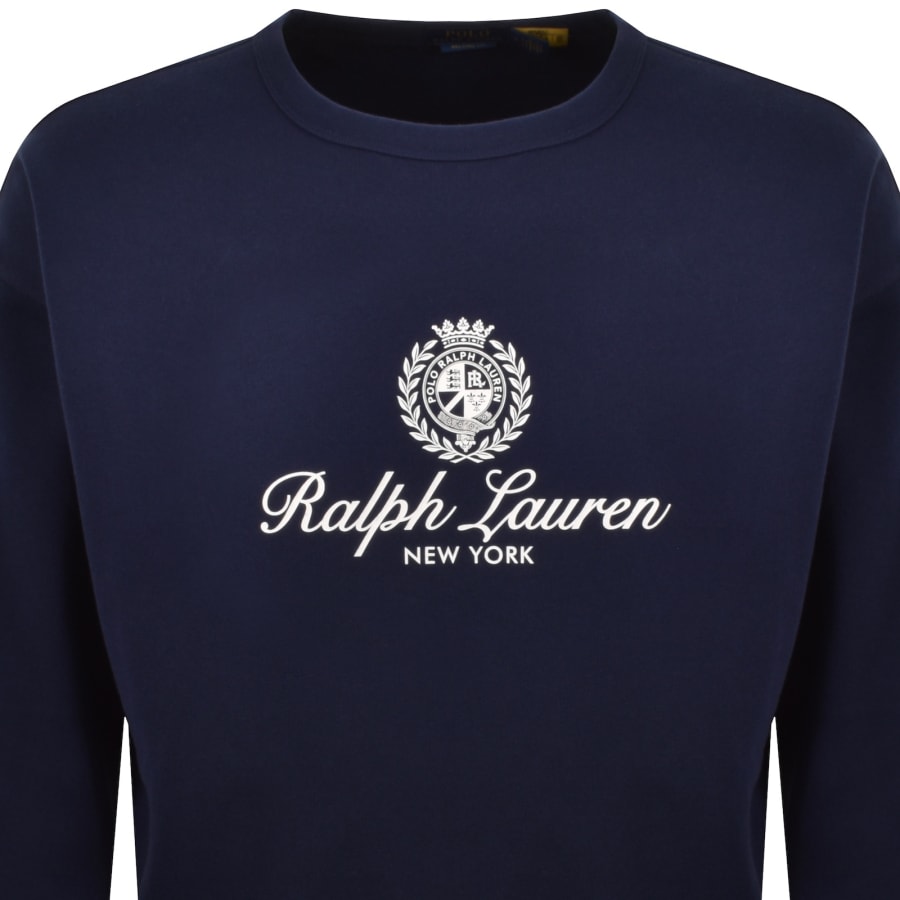 Image number 2 for Ralph Lauren Logo Sweatshirt Newport Navy