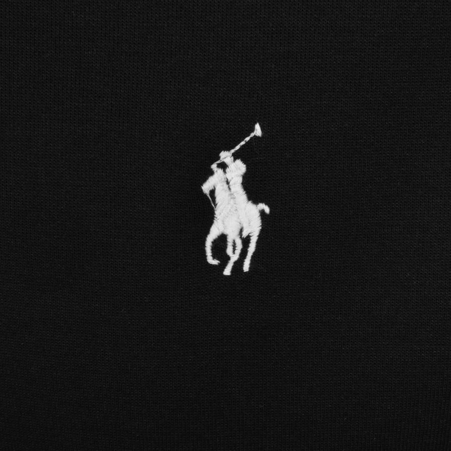 Image number 3 for Ralph Lauren Quarter Zip Sweatshirt Black
