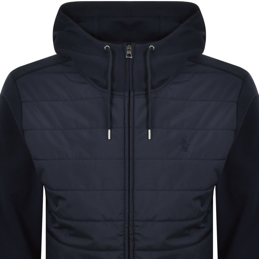 Image number 2 for Ralph Lauren Hybrid Quilted Jacket Navy
