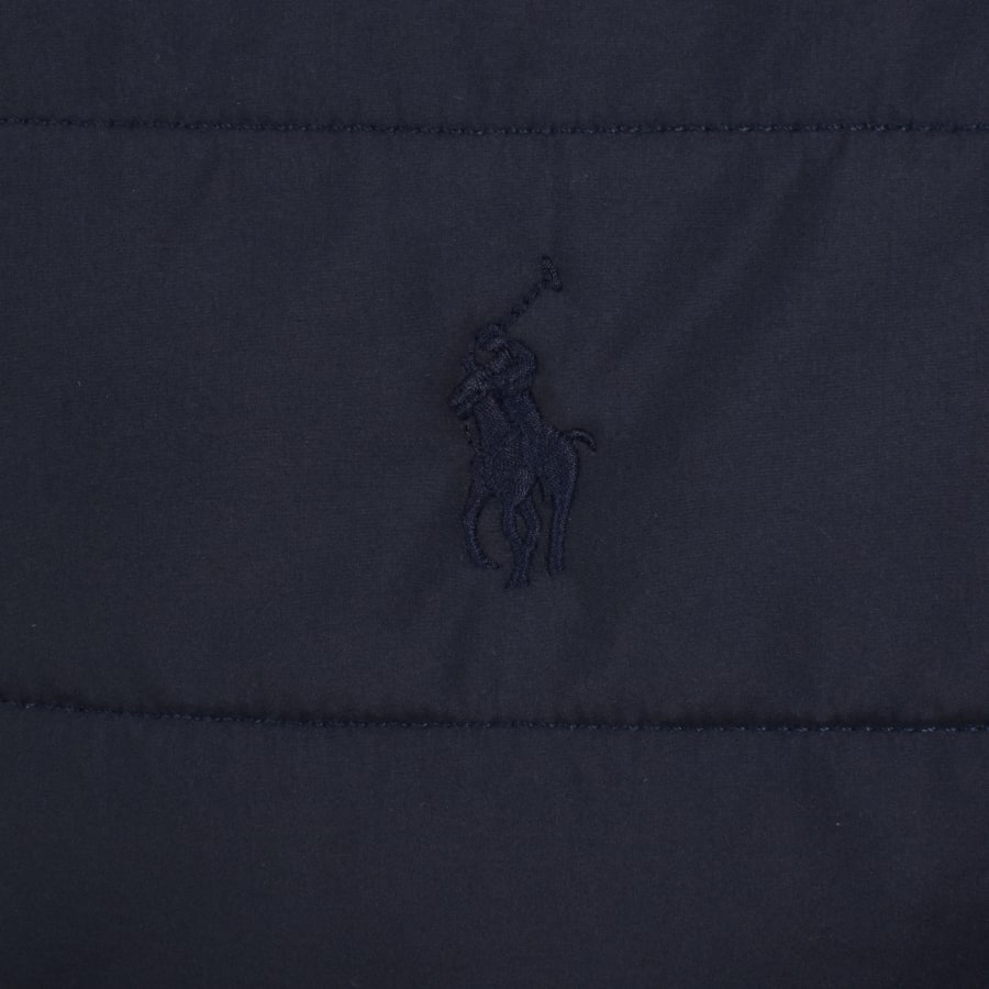 Image number 3 for Ralph Lauren Hybrid Quilted Jacket Navy