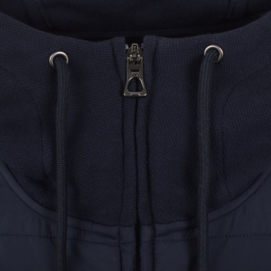 Image number 4 for Ralph Lauren Hybrid Quilted Jacket Navy