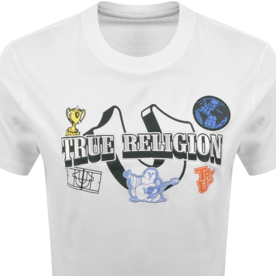 Image number 2 for True Religion Champ T Shirt Optic White