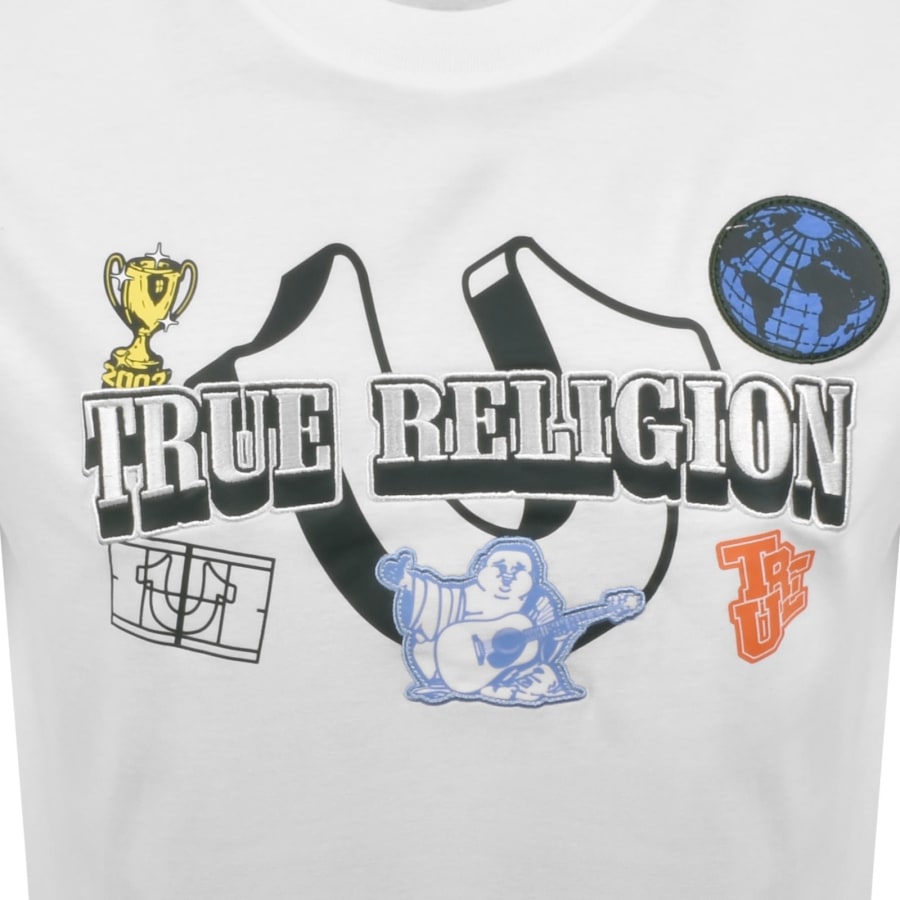Image number 3 for True Religion Champ T Shirt Optic White