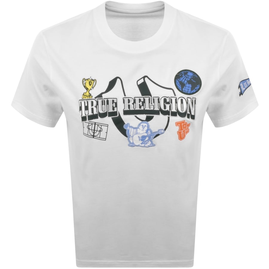 Image number 1 for True Religion Champ T Shirt Optic White