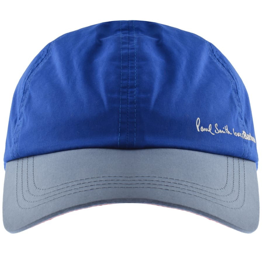 Image number 1 for Barbour X Paul Smith Cap Royal Blue