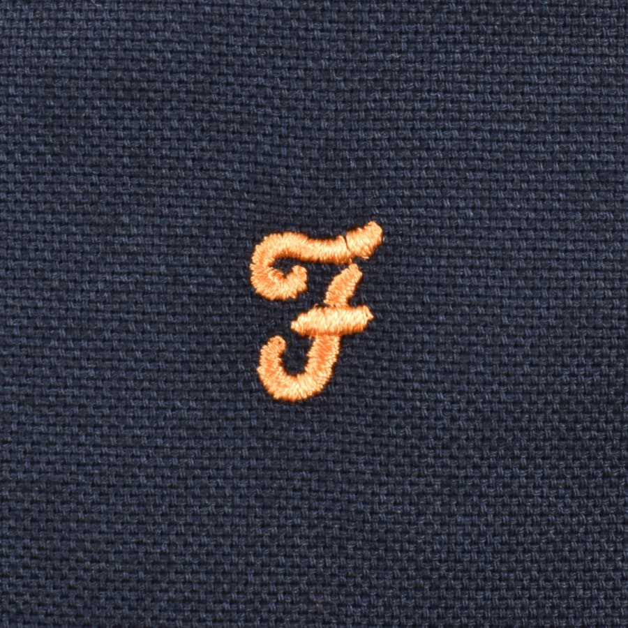 Image number 3 for Farah Callier Overshirt Navy