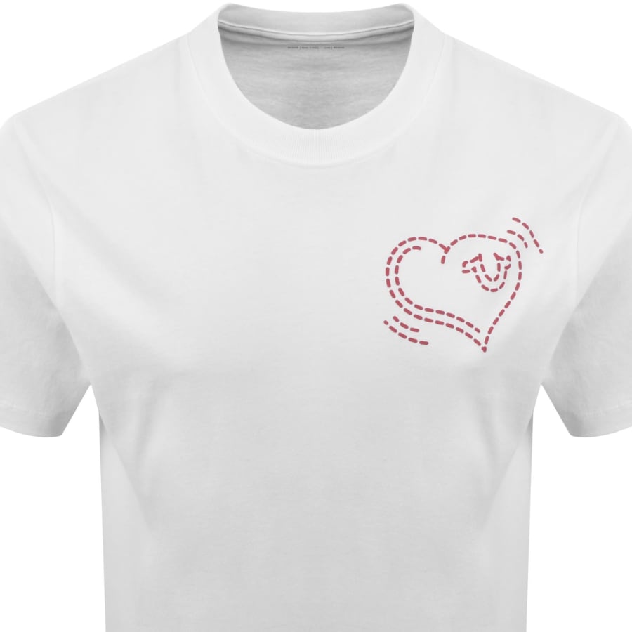 Image number 3 for True Religion Cat T Shirt White