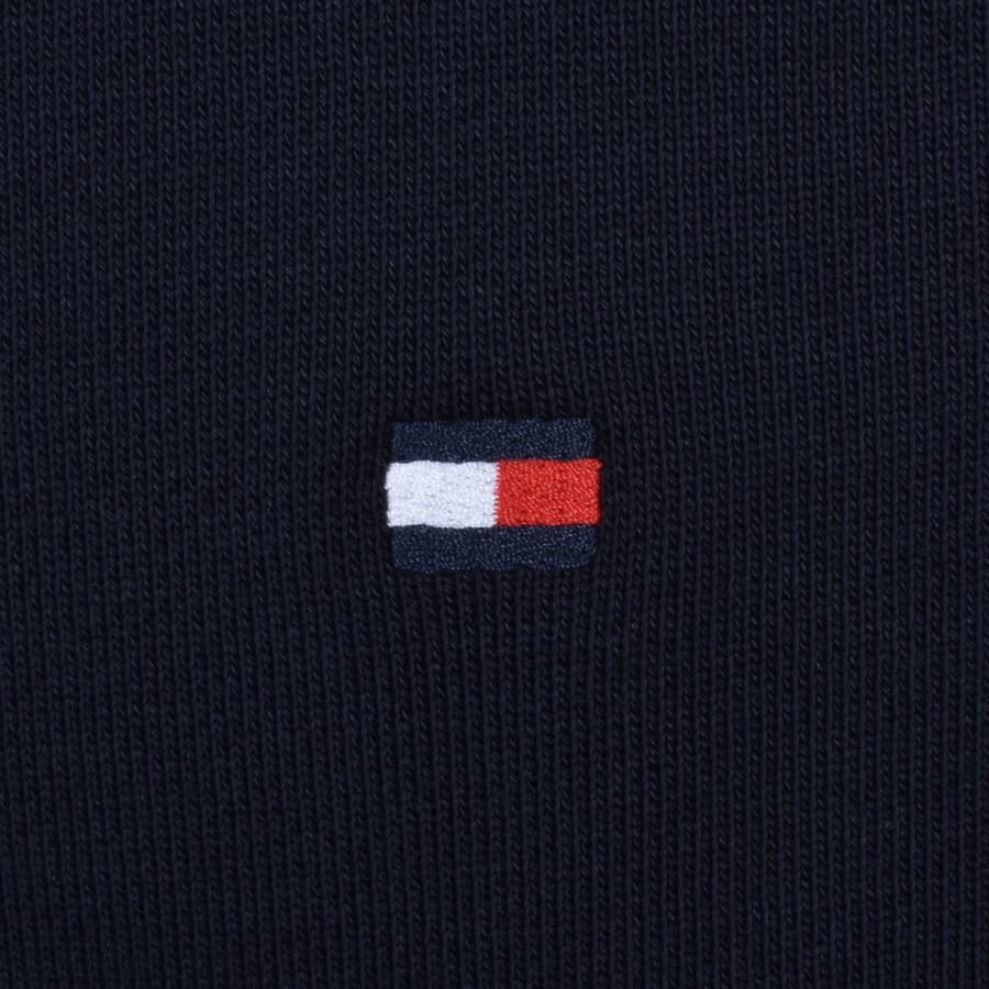 Image number 3 for Tommy Hilfiger Logo QZ Sweatshirt Navy