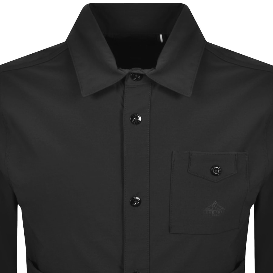 Image number 2 for Luke 1977 Collingord Overshirt Black