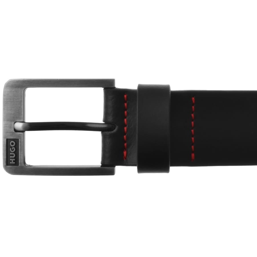 Image number 3 for HUGO Grover Leather Belt Black