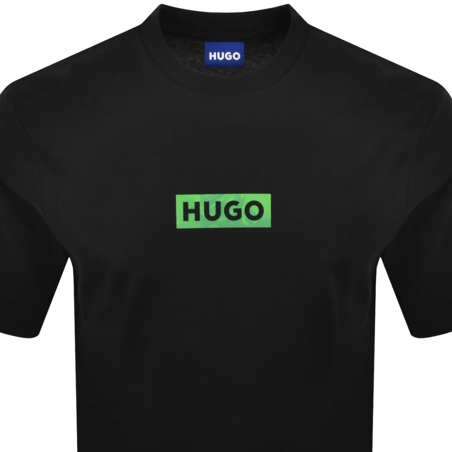 Image number 3 for HUGO Blue Nufotee T Shirt Black