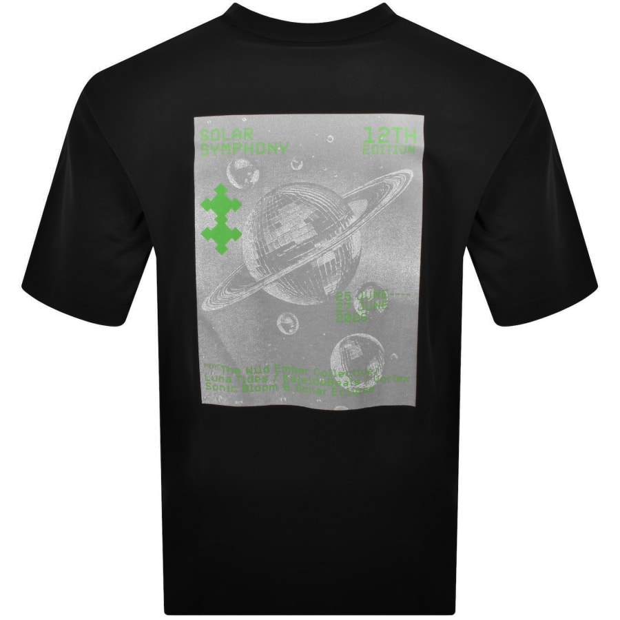 Image number 5 for HUGO Blue Nufotee T Shirt Black